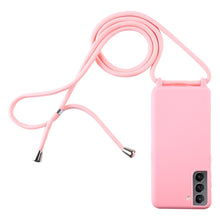 Load image into Gallery viewer, Candy Colors TPU Protective Case with Lanyard, For Samsung Galaxy S21+ 5G, For Samsung Galaxy S21 5G, For Samsung Galaxy S21 Ultra 5G