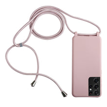Load image into Gallery viewer, Candy Colors TPU Protective Case with Lanyard, For Samsung Galaxy S21+ 5G, For Samsung Galaxy S21 5G, For Samsung Galaxy S21 Ultra 5G