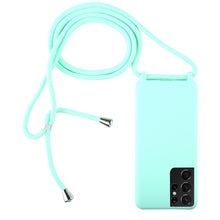 Load image into Gallery viewer, Candy Colors TPU Protective Case with Lanyard, For Samsung Galaxy S21+ 5G, For Samsung Galaxy S21 5G, For Samsung Galaxy S21 Ultra 5G