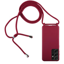 Load image into Gallery viewer, Candy Colors TPU Protective Case with Lanyard, For Samsung Galaxy S21+ 5G, For Samsung Galaxy S21 5G, For Samsung Galaxy S21 Ultra 5G