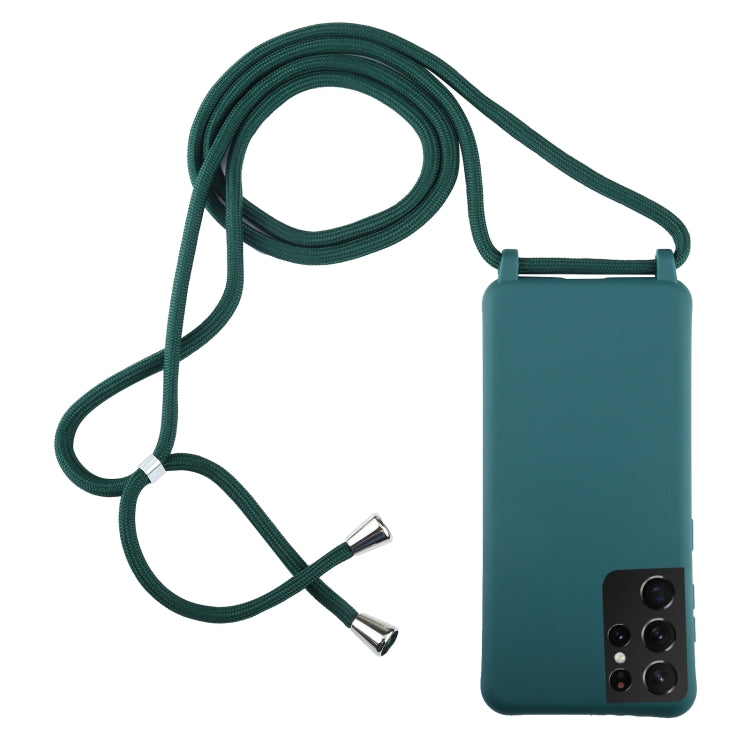 Candy Colors TPU Protective Case with Lanyard, For Samsung Galaxy S21+ 5G, For Samsung Galaxy S21 5G, For Samsung Galaxy S21 Ultra 5G