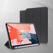 Load image into Gallery viewer, For iPad 10.2 Litchi Texture Horizontal Flip Leather Case with Three-folding Holder &amp; Pen Slot, For iPad 10.2