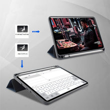 Load image into Gallery viewer, For iPad 10.2 Litchi Texture Horizontal Flip Leather Case with Three-folding Holder &amp; Pen Slot, For iPad 10.2