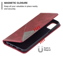 Load image into Gallery viewer, Rhombus Texture Horizontal Flip Magnetic Leather Case with Holder &amp; Card Slots, For LG K42, For Xiaomi Redmi Note 10 4G / Note 10s, For Samsung Galaxy A32 4G