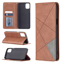 Load image into Gallery viewer, Rhombus Texture Horizontal Flip Magnetic Leather Case with Holder &amp; Card Slots, For LG K42, For Xiaomi Redmi Note 10 4G / Note 10s, For Samsung Galaxy A32 4G