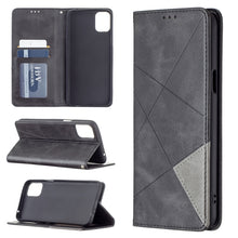 Load image into Gallery viewer, Rhombus Texture Horizontal Flip Magnetic Leather Case with Holder &amp; Card Slots, For LG K42, For Xiaomi Redmi Note 10 4G / Note 10s, For Samsung Galaxy A32 4G