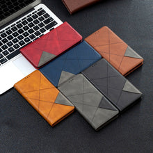Load image into Gallery viewer, Rhombus Texture Horizontal Flip Magnetic Leather Case with Holder &amp; Card Slots, For LG K42, For Xiaomi Redmi Note 10 4G / Note 10s, For Samsung Galaxy A32 4G