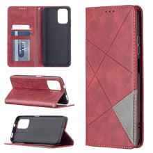 Load image into Gallery viewer, Rhombus Texture Horizontal Flip Magnetic Leather Case with Holder &amp; Card Slots, For LG K42, For Xiaomi Redmi Note 10 4G / Note 10s, For Samsung Galaxy A32 4G