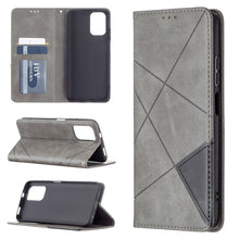 Load image into Gallery viewer, Rhombus Texture Horizontal Flip Magnetic Leather Case with Holder &amp; Card Slots, For LG K42, For Xiaomi Redmi Note 10 4G / Note 10s, For Samsung Galaxy A32 4G