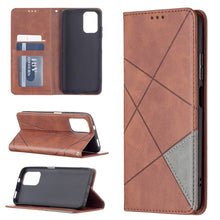 Load image into Gallery viewer, Rhombus Texture Horizontal Flip Magnetic Leather Case with Holder &amp; Card Slots, For LG K42, For Xiaomi Redmi Note 10 4G / Note 10s, For Samsung Galaxy A32 4G