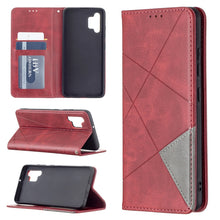 Load image into Gallery viewer, Rhombus Texture Horizontal Flip Magnetic Leather Case with Holder &amp; Card Slots, For LG K42, For Xiaomi Redmi Note 10 4G / Note 10s, For Samsung Galaxy A32 4G