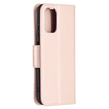 Load image into Gallery viewer, Two Butterflies Embossing  Pattern Horizontal Flip Leather Case with Holder &amp; Card Slot &amp; Wallet &amp; Lanyard, For Xiaomi Redmi Note 10 4G
