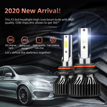 Load image into Gallery viewer, 2 PCS DC9-36V / 25W / 6000K / 2500LM IP68 Waterproof Car LED Headlight, F2 880 / 881 / H27, F2 9004 / HB1, F2 9005 / HB3 / H10, F2 9006 / HB4, F2 9007 / HB5, F2 9012, F2 H1, F2 H3, F2 H4 / HB2 / 9003, F2 H7, F2 H8 / H9 / H11, F2 H13