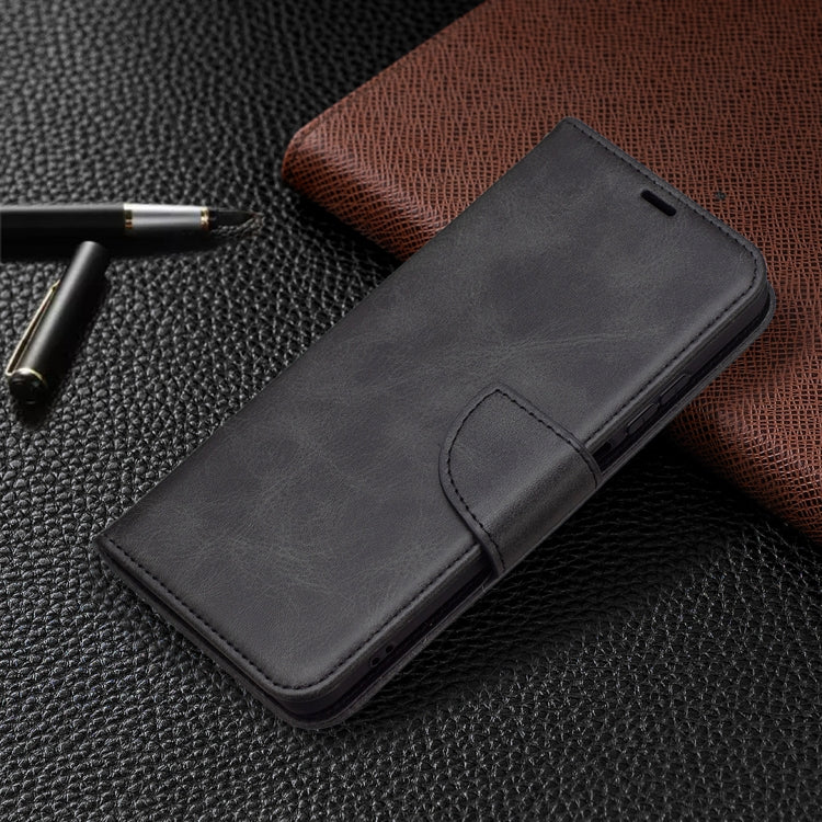 Retro Lambskin Texture Pure Color Horizontal Flip PU Leather Case with Holder & Card Slots & Wallet & Lanyard, For Xiaomi Redmi Note 10 4G