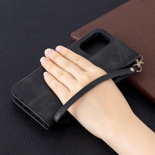 Load image into Gallery viewer, Retro Lambskin Texture Pure Color Horizontal Flip PU Leather Case with Holder &amp; Card Slots &amp; Wallet &amp; Lanyard, For Xiaomi Redmi Note 10 4G