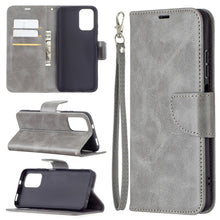 Load image into Gallery viewer, Retro Lambskin Texture Pure Color Horizontal Flip PU Leather Case with Holder &amp; Card Slots &amp; Wallet &amp; Lanyard, For Xiaomi Redmi Note 10 4G