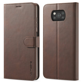LC.IMEEKE Calf Texture Horizontal Flip Leather Case with Holder & Card Slots & Wallet, For Xiaomi Poco X3 NFC