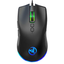 Load image into Gallery viewer, HXSJ A883 7 Keys 6400DPI RGB Light Mechanical Gaming Wired Mouse
