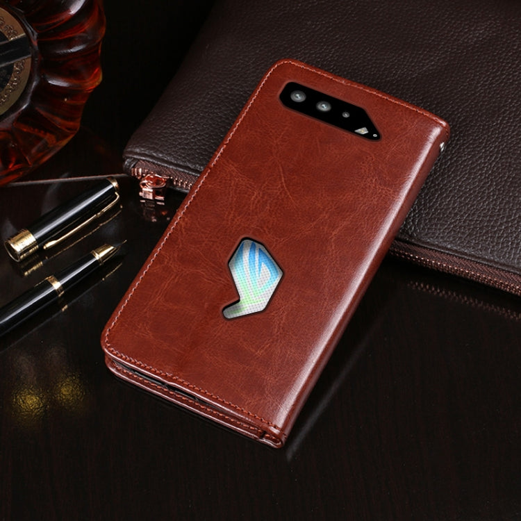 idewei Crazy Horse Texture Horizontal Flip Leather Case with Holder & Card Slots & Wallet, For Asus ROG Phone 5, For Meizu 18, For Meizu 18 Pro, For Nokia C1 Plus, For OnePlus 9, For OnePlus 9 Pro