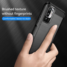 Load image into Gallery viewer, Brushed Texture Carbon Fiber TPU Case, For Xiaomi Redmi Note 10 5G
