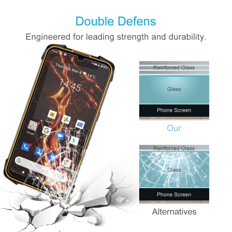 10 PCS 0.26mm 9H Surface Hardness 2.5D Explosion-proof Tempered Glass Non-full Screen Film