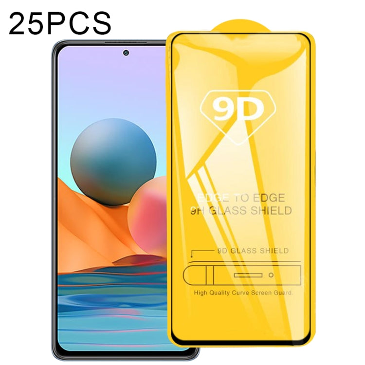 25 PCS 9D Full Glue Full Screen Tempered Glass Film, For Xiaomi Mi 10T 5G / 10T Pro 5G / 10T Lite 5G (25 PCS), For Xiaomi Redmi Note 10 5G (25 PCS), For Xiaomi Redmi Note 10 Pro / Note 10 Pro india (25 PCS), For Xiaomi Redmi Note 9T (25 PCS)           ...