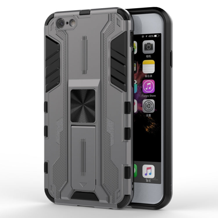 Supersonic PC + TPU Shock-proof Protective Case with Holder, For iPhone 6 & 6s, For iPhone 6 Plus & 6s Plus, For iPhone 8 Plus & 7 Plus, For iPhone 11, For iPhone 11 Pro, For iPhone 11 Pro Max, For iPhone 12 mini, For iPhone 12 / 12 Pro                ...