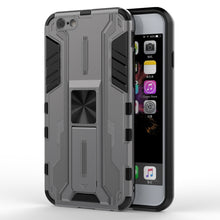 Load image into Gallery viewer, Supersonic PC + TPU Shock-proof Protective Case with Holder, For iPhone 6 &amp; 6s, For iPhone 6 Plus &amp; 6s Plus, For iPhone 8 Plus &amp; 7 Plus, For iPhone 11, For iPhone 11 Pro, For iPhone 11 Pro Max, For iPhone 12 mini, For iPhone 12 / 12 Pro                ...