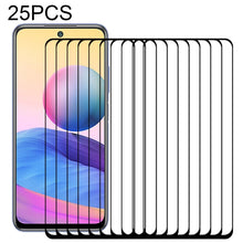 Load image into Gallery viewer, 25 PCS Full Glue Full Screen Tempered Glass Film, For Samsung Galaxy M62 (25 PCS), For Samsung Galaxy F62 (25 PCS), For Xiaomi Poco X3 Pro (25 PCS), For Xiaomi Poco F3 (25 PCS), For Xiaomi Redmi Note 9T (25 PCS), For Xiaomi Redmi Note 10S (25 PCS)     ...