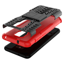 Load image into Gallery viewer, Tire Texture Shockproof TPU+PC Protective Case with Holder, For Motorola Moto G Play (2021)