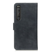 Load image into Gallery viewer, Crocodile Texture Horizontal Flip Leather Case with Holder &amp; Card Slots &amp; Wallet &amp; Photo Frame, For Sony Xperia 1 III, For Sony Xperia 10 III, For Xiaomi Mi 11 Ultra