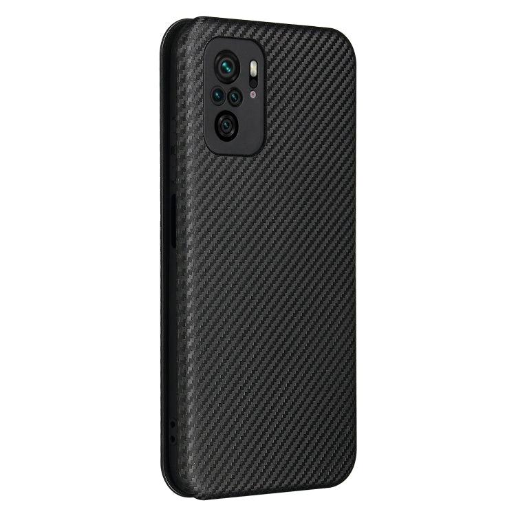 Carbon Fiber Texture Magnetic Horizontal Flip TPU + PC + PU Leather Case with Card Slot, For Xiaomi Redmi Note 10, For Xiaomi Redmi Note 10S, For Xiaomi Redmi Note 10 Pro, For Xiaomi Redmi Note 10 Pro Max, For alcatel 1S (2021), For Huawei P50 Pro