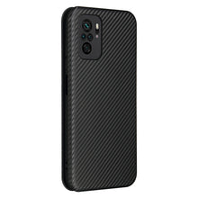 Load image into Gallery viewer, Carbon Fiber Texture Magnetic Horizontal Flip TPU + PC + PU Leather Case with Card Slot, For Xiaomi Redmi Note 10, For Xiaomi Redmi Note 10S, For Xiaomi Redmi Note 10 Pro, For Xiaomi Redmi Note 10 Pro Max, For alcatel 1S (2021), For Huawei P50 Pro