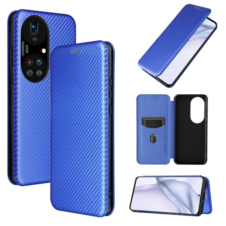 Carbon Fiber Texture Magnetic Horizontal Flip TPU + PC + PU Leather Case with Card Slot, For Xiaomi Redmi Note 10, For Xiaomi Redmi Note 10S, For Xiaomi Redmi Note 10 Pro, For Xiaomi Redmi Note 10 Pro Max, For alcatel 1S (2021), For Huawei P50 Pro