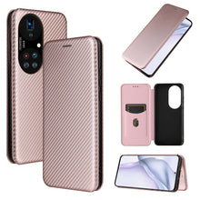 Load image into Gallery viewer, Carbon Fiber Texture Magnetic Horizontal Flip TPU + PC + PU Leather Case with Card Slot, For Xiaomi Redmi Note 10, For Xiaomi Redmi Note 10S, For Xiaomi Redmi Note 10 Pro, For Xiaomi Redmi Note 10 Pro Max, For alcatel 1S (2021), For Huawei P50 Pro