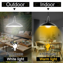 Load image into Gallery viewer, 2 in 1 Solar Light Landscape Courtyard Corridor Lighting 32-LED Retro Chandelier, White Light, Warm Light