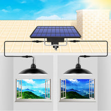 Load image into Gallery viewer, 2 in 1 Solar Light Landscape Courtyard Corridor Lighting 32-LED Retro Chandelier, White Light, Warm Light
