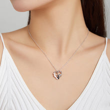 Load image into Gallery viewer, S925 Sterling Silver Heart-shaped Panda Women Nacklace Jewelry, Panda