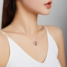 Load image into Gallery viewer, S925 Sterling Silver Heart-shaped Panda Women Nacklace Jewelry, Panda