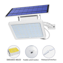 Load image into Gallery viewer, 48LED Detachable Solar Light IP65 Waterproof Outdoor Courtyard LED Street Lamp, Warm Light, White Light