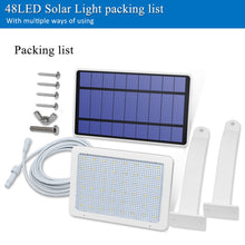 Load image into Gallery viewer, 48LED Detachable Solar Light IP65 Waterproof Outdoor Courtyard LED Street Lamp, Warm Light, White Light