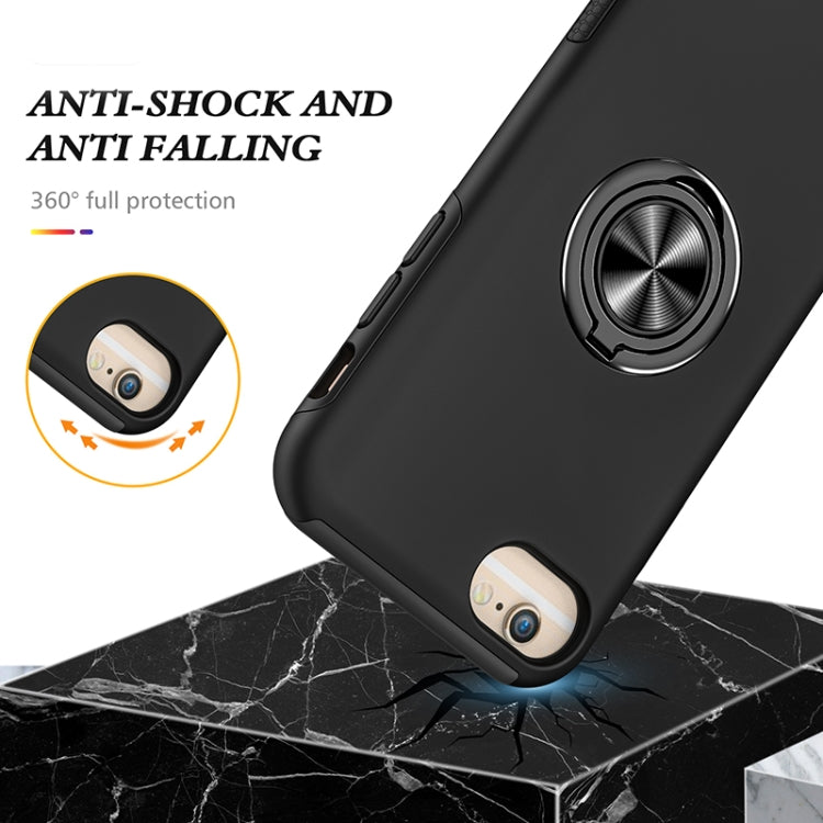 PC + TPU Shockproof Magnetic Protective Case with Invisible Ring Holder, For iPhone 6, For iPhone 6 Plus, For iPhone SE 2022 / SE 2020 / 8 / 7, For iPhone 8 Plus / 7 Plus, For iPhone XS / X, For iPhone XR, For iPhone XS Max, For iPhone 11