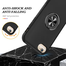 Load image into Gallery viewer, PC + TPU Shockproof Magnetic Protective Case with Invisible Ring Holder, For iPhone 6, For iPhone 6 Plus, For iPhone SE 2022 / SE 2020 / 8 / 7, For iPhone 8 Plus / 7 Plus, For iPhone XS / X, For iPhone XR, For iPhone XS Max, For iPhone 11