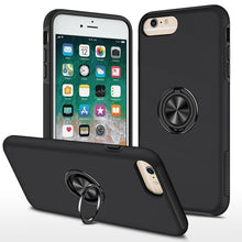 Load image into Gallery viewer, PC + TPU Shockproof Magnetic Protective Case with Invisible Ring Holder, For iPhone 6, For iPhone 6 Plus, For iPhone SE 2022 / SE 2020 / 8 / 7, For iPhone 8 Plus / 7 Plus, For iPhone XS / X, For iPhone XR, For iPhone XS Max, For iPhone 11