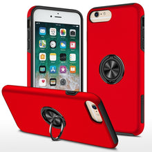 Load image into Gallery viewer, PC + TPU Shockproof Magnetic Protective Case with Invisible Ring Holder, For iPhone 6, For iPhone 6 Plus, For iPhone SE 2022 / SE 2020 / 8 / 7, For iPhone 8 Plus / 7 Plus, For iPhone XS / X, For iPhone XR, For iPhone XS Max, For iPhone 11
