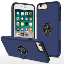 Load image into Gallery viewer, PC + TPU Shockproof Magnetic Protective Case with Invisible Ring Holder, For iPhone 6, For iPhone 6 Plus, For iPhone SE 2022 / SE 2020 / 8 / 7, For iPhone 8 Plus / 7 Plus, For iPhone XS / X, For iPhone XR, For iPhone XS Max, For iPhone 11