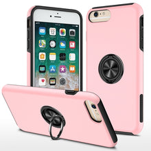 Load image into Gallery viewer, PC + TPU Shockproof Magnetic Protective Case with Invisible Ring Holder, For iPhone 6, For iPhone 6 Plus, For iPhone SE 2022 / SE 2020 / 8 / 7, For iPhone 8 Plus / 7 Plus, For iPhone XS / X, For iPhone XR, For iPhone XS Max, For iPhone 11