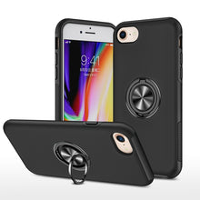 Load image into Gallery viewer, PC + TPU Shockproof Magnetic Protective Case with Invisible Ring Holder, For iPhone 6, For iPhone 6 Plus, For iPhone SE 2022 / SE 2020 / 8 / 7, For iPhone 8 Plus / 7 Plus, For iPhone XS / X, For iPhone XR, For iPhone XS Max, For iPhone 11