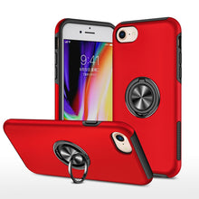 Load image into Gallery viewer, PC + TPU Shockproof Magnetic Protective Case with Invisible Ring Holder, For iPhone 6, For iPhone 6 Plus, For iPhone SE 2022 / SE 2020 / 8 / 7, For iPhone 8 Plus / 7 Plus, For iPhone XS / X, For iPhone XR, For iPhone XS Max, For iPhone 11