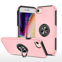 Load image into Gallery viewer, PC + TPU Shockproof Magnetic Protective Case with Invisible Ring Holder, For iPhone 6, For iPhone 6 Plus, For iPhone SE 2022 / SE 2020 / 8 / 7, For iPhone 8 Plus / 7 Plus, For iPhone XS / X, For iPhone XR, For iPhone XS Max, For iPhone 11